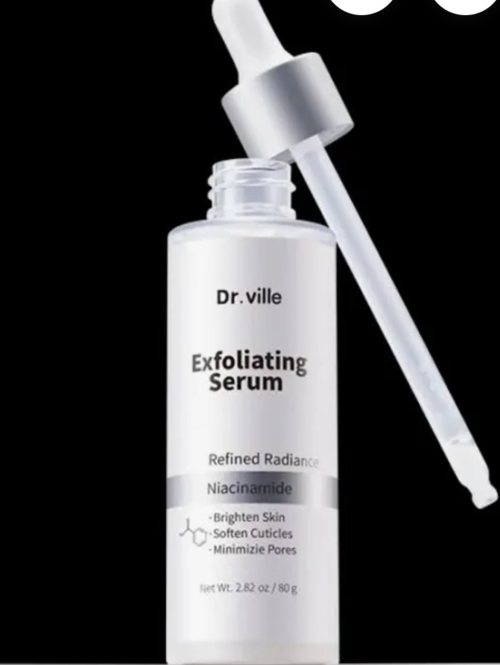 Dr Ville Exfoliating Serum Face Skincare Facial Beauty NEW Mask Toner Niacinamid